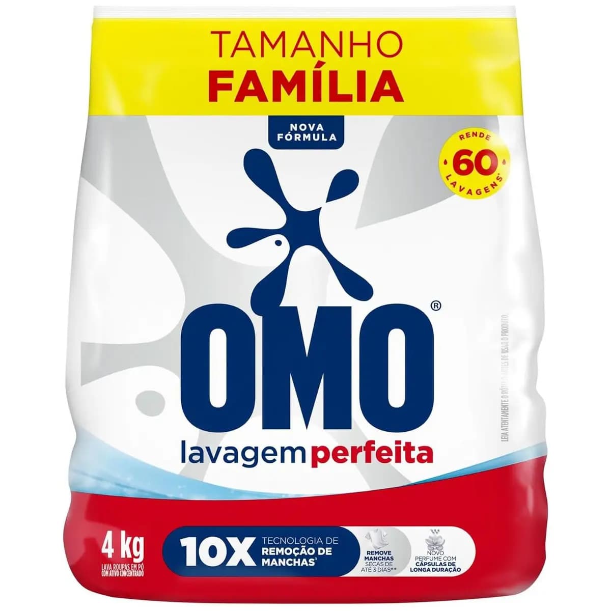 Omo Sabão em Pó Lavagem Perfeita 4Kg