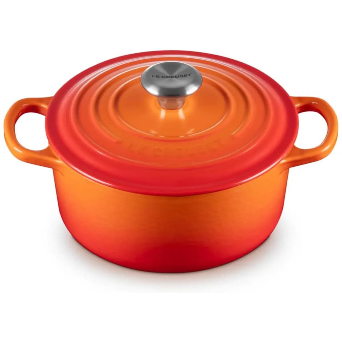 Le Creuset Panela Redonda 18 cm Ferro Fundido Esmaltado Signature Laranja