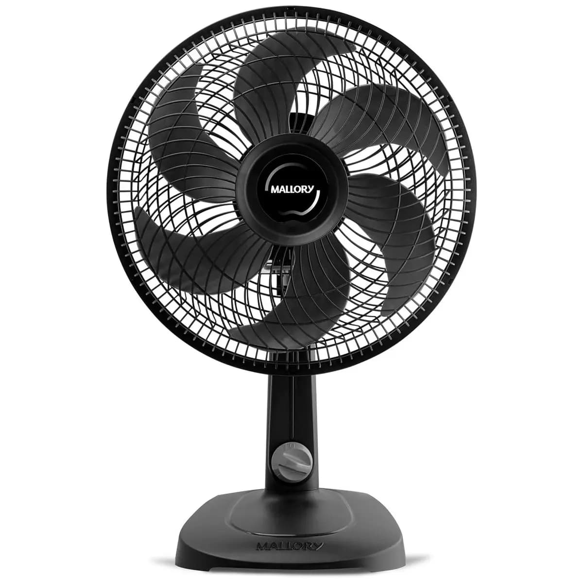 Ventilador de Mesa Mallory Turbo Compact 30 cm, Silencioso, Hélice de 6 pás, Grade Especial em Sistema TS, Máxima Vazão e Mínimo Ruído -127V