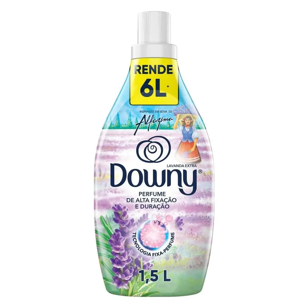 Downy Amaciante Concentrado Seiva de Alfazema 1.5L Rende 6L