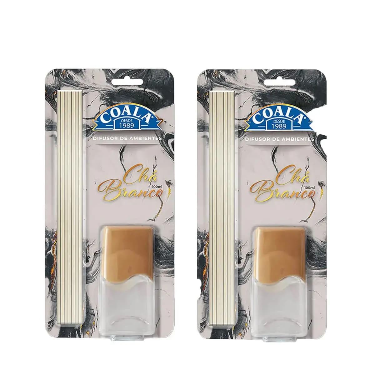 KIT C/2 DIFUSOR DE AROMAS COALA CHÁ BRANCO 100ML