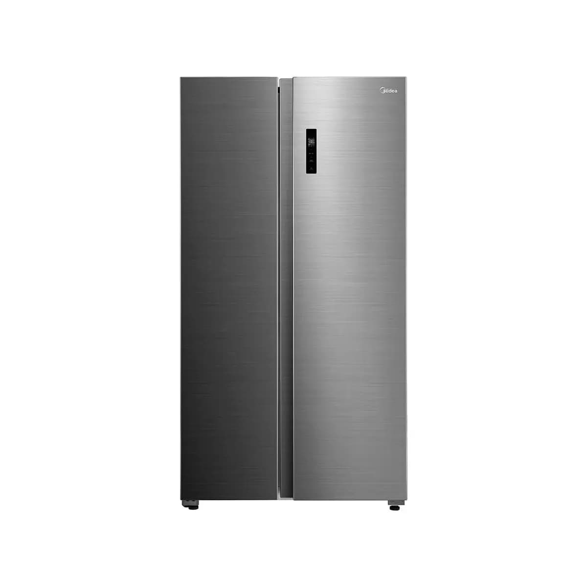 Geladeira Side by Side 511L Inverter Cor Inox Conectada Midea MD-RS710FGD461-127v