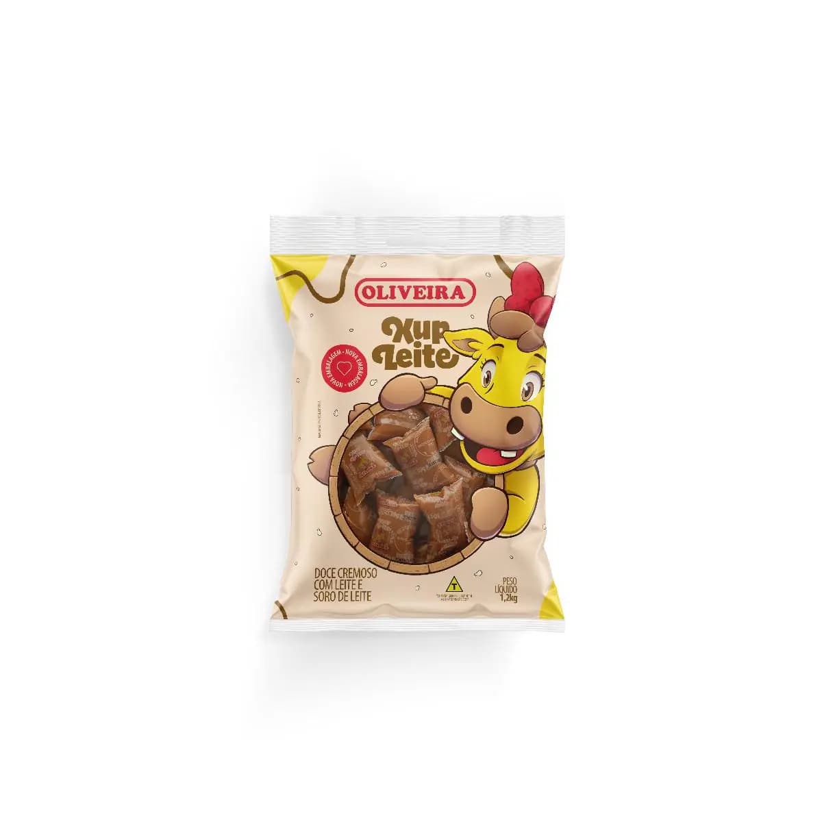 Doce De Leite Cremoso Chup Pacote 40 Sachês De 30gr Oliveira