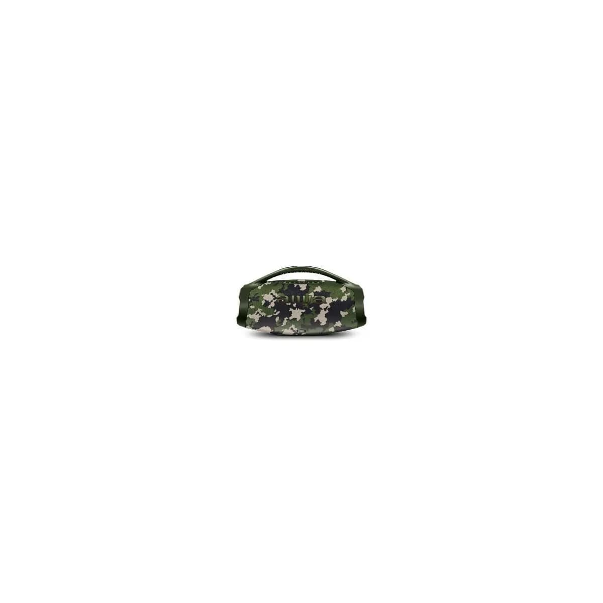 Caixa de Som Bluetooth AIWA Boombox BBS-01GR 200W Camuflado Verde Bivolt 127V/220V