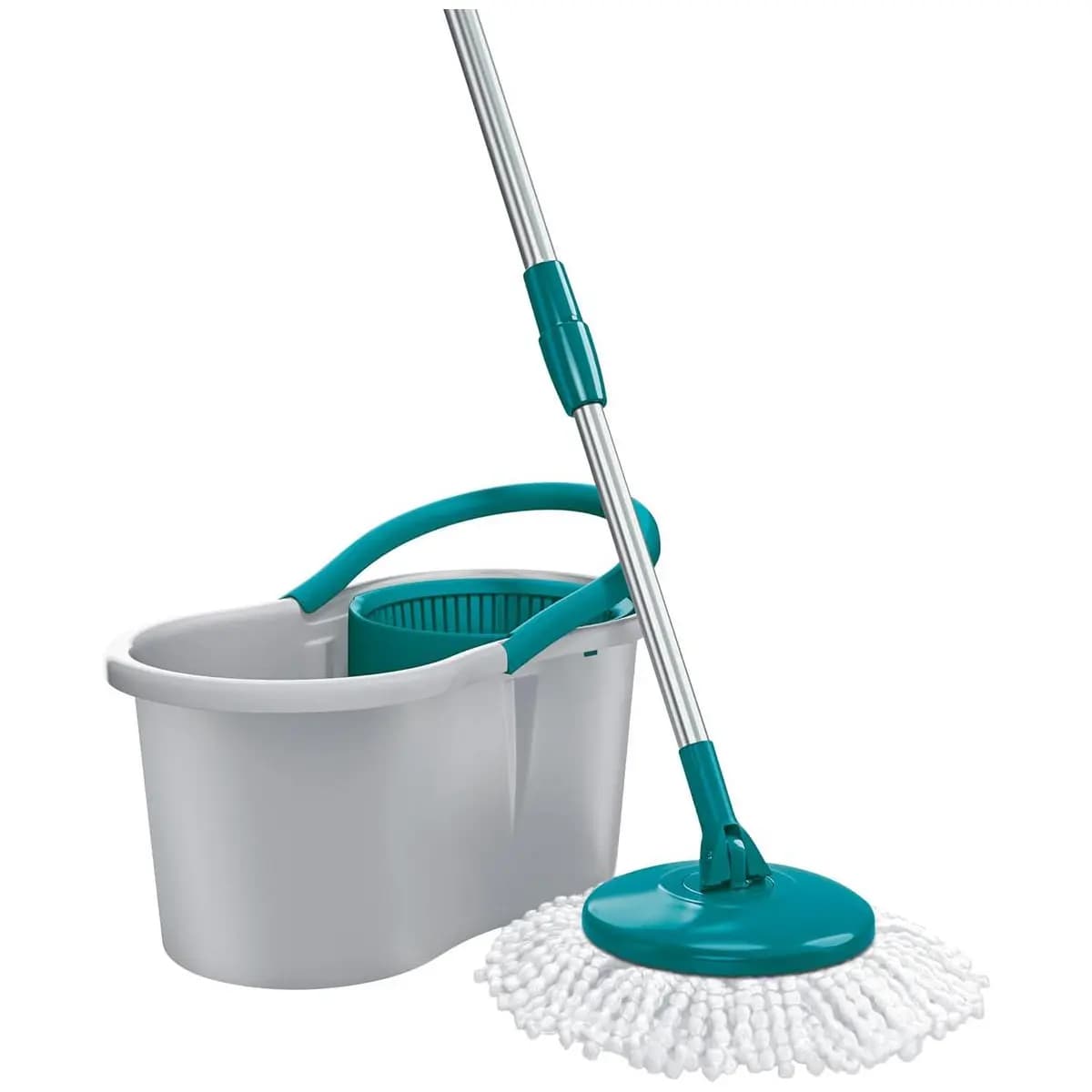 Flash Limp - Mop Giratório Fit, Balde 8 litros - MOP5010 - ABS Cinza