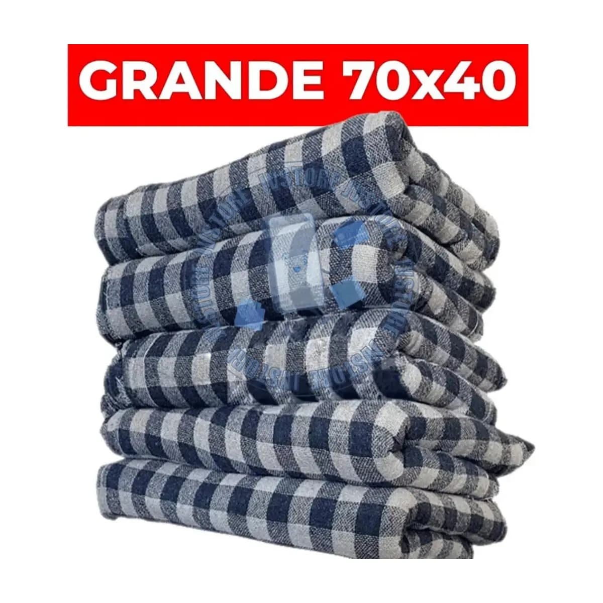 Kit Panos de Chão Xadrez 100% Algodão Grande Alta Absorção Kit Econômico Limpeza Ideal para Sua Casa