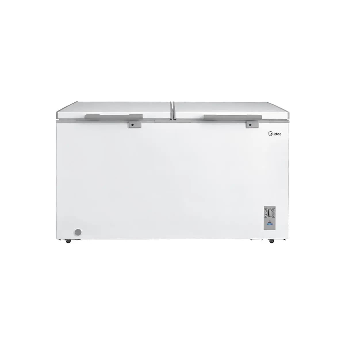 Freezer Horizontal 2 Portas 418L Inverter Bivolt Branco Midea