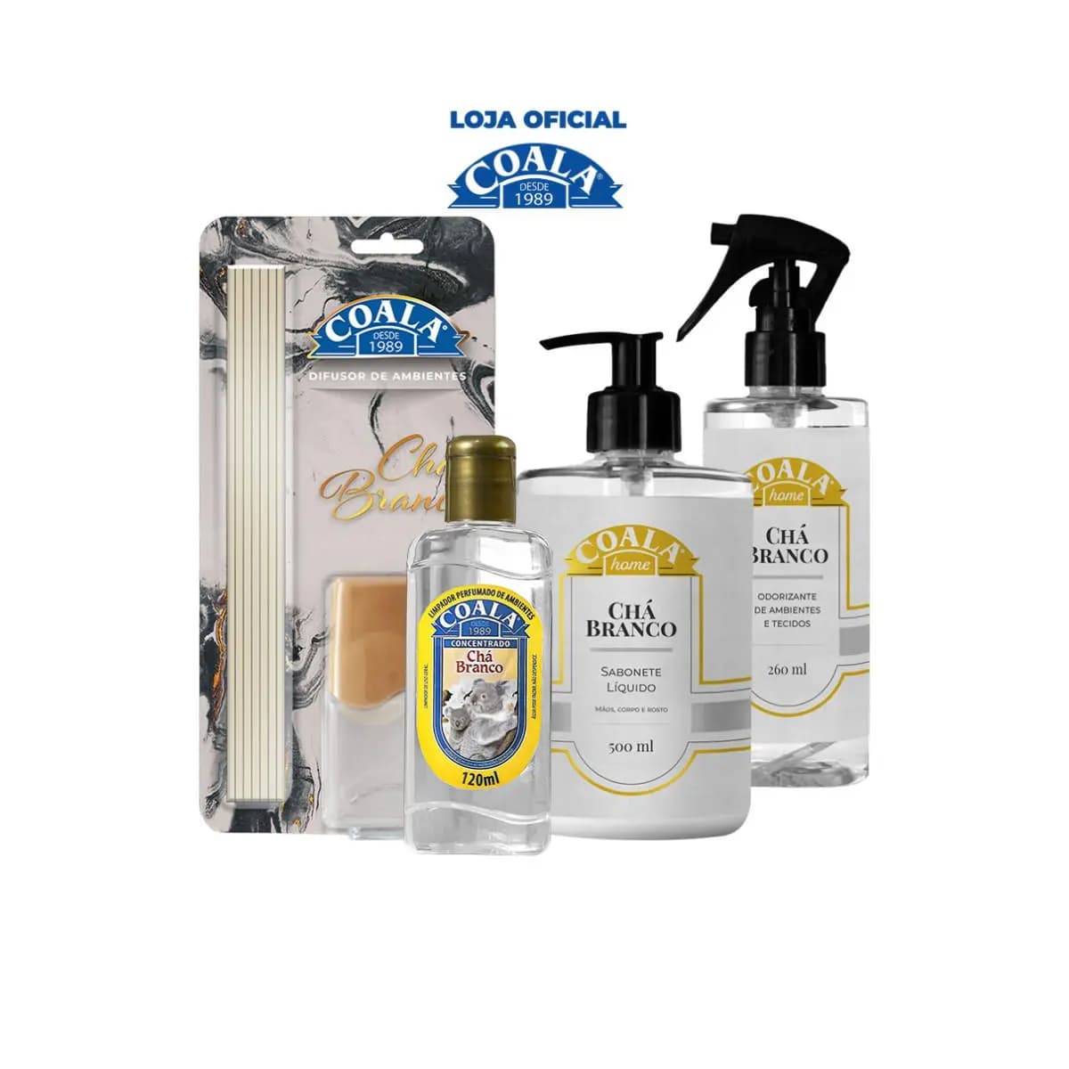kit Coala Home Chá Branco