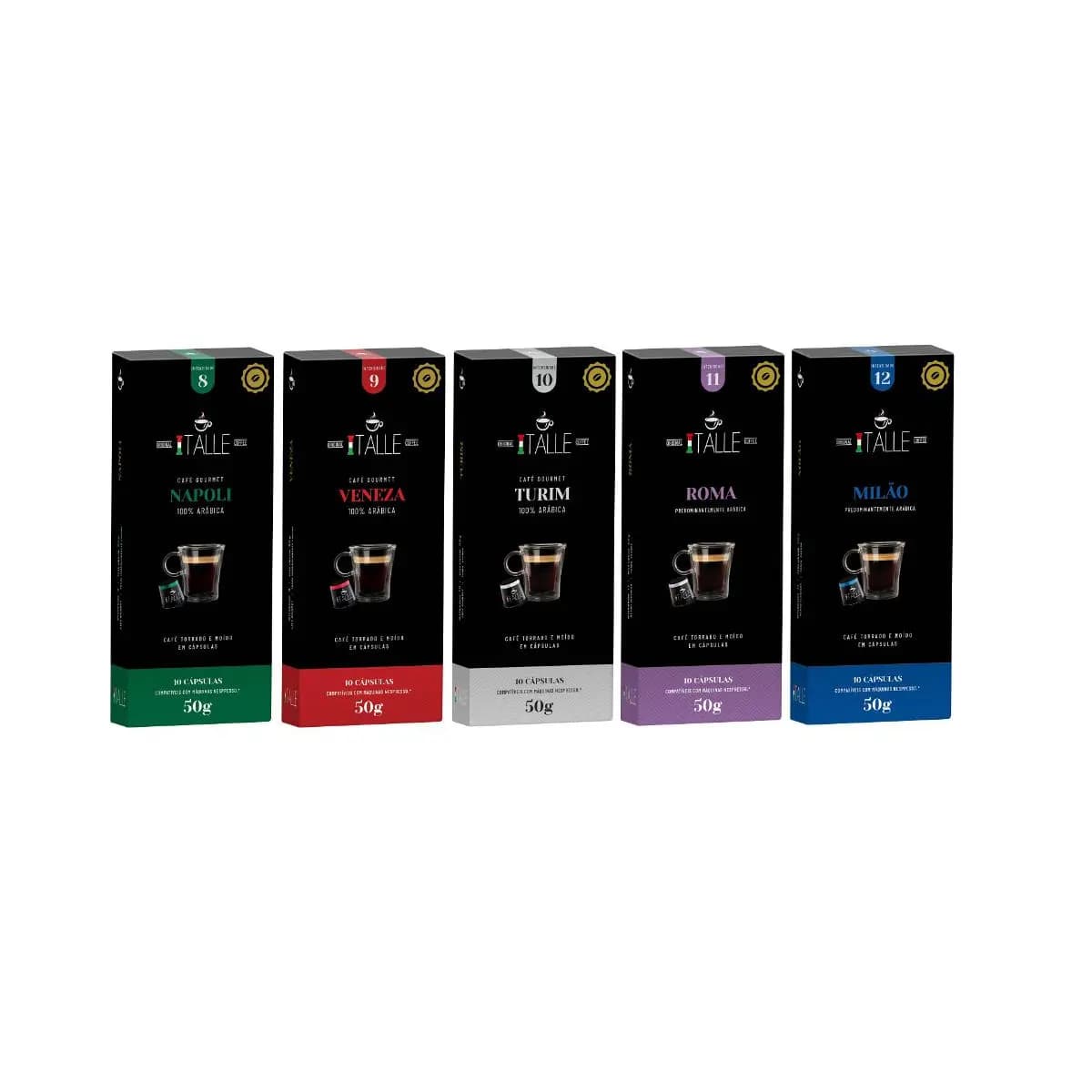 Cápsulas Nespresso Café Italle 50 Unidades