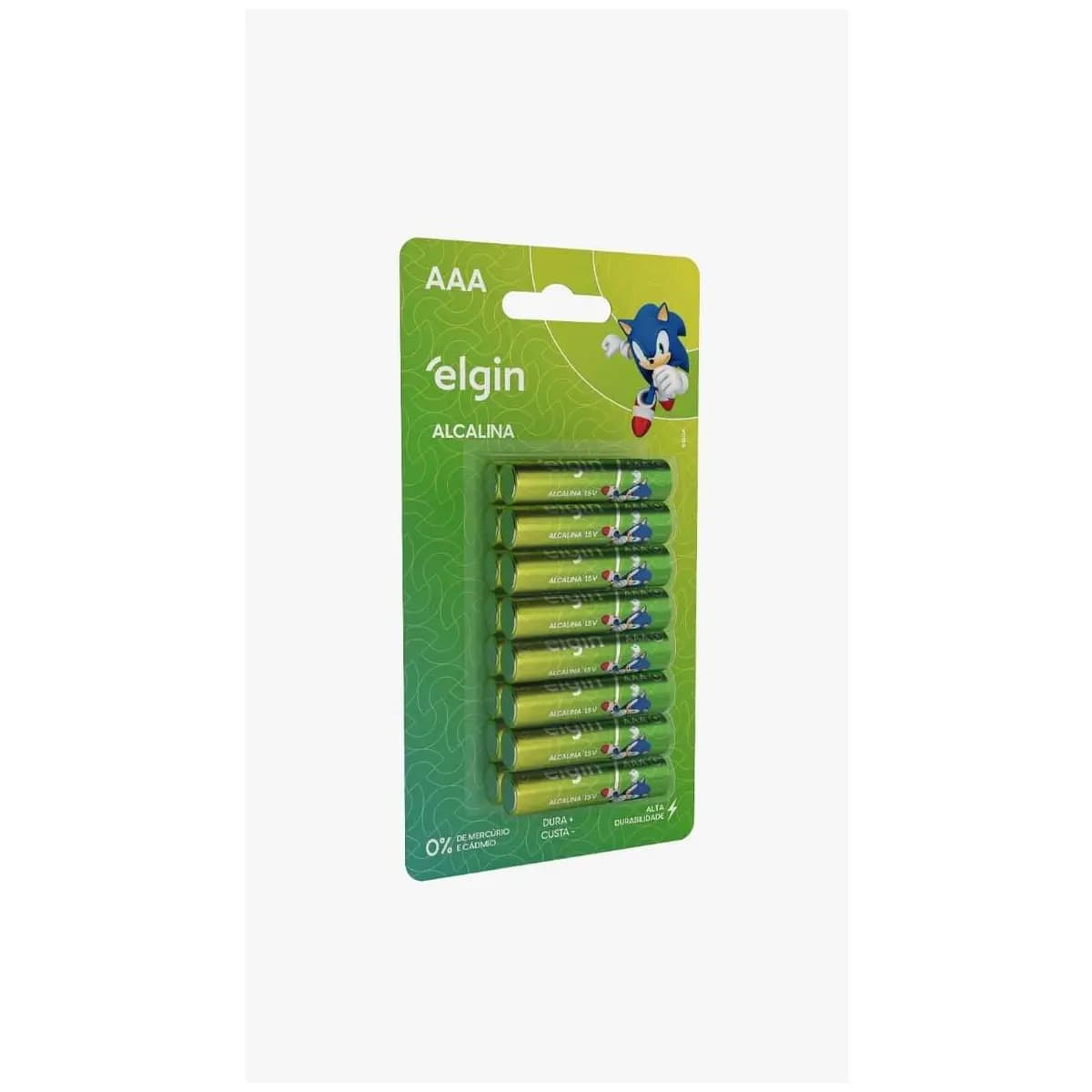 Pilha Alcalina AAA com 16 unidades Elgin Palito