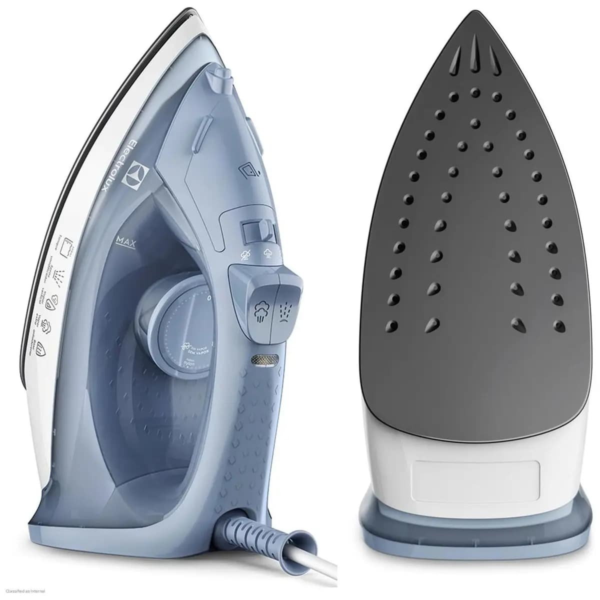 Review: Electrolux Ferro de Passar Roupa Seco e Vapor base antiaderente vapor vertical extra 1500W cabo 1,35m azul ESI10 220v