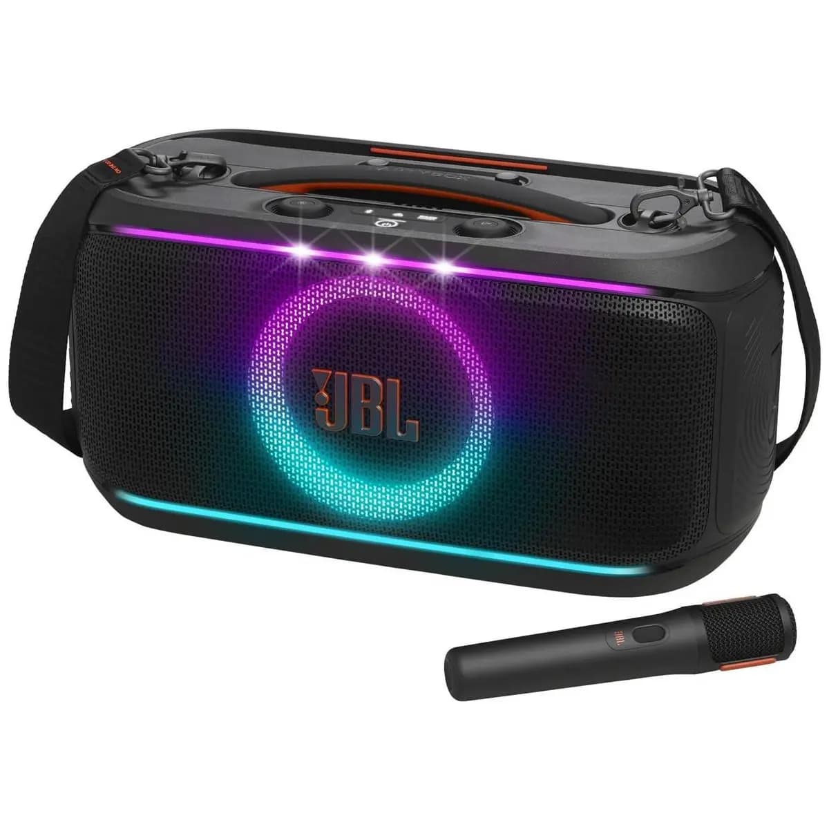Caixa de Som JBL PartyBox On-The-Go 2, 100W RMS, Bluetooth Preto
