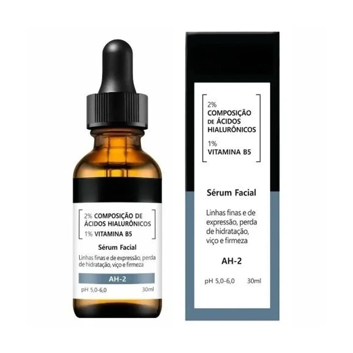Sérum Facial Ácido Hialurônico 2% + B5 Hidratação Todos os Tipos de Pele