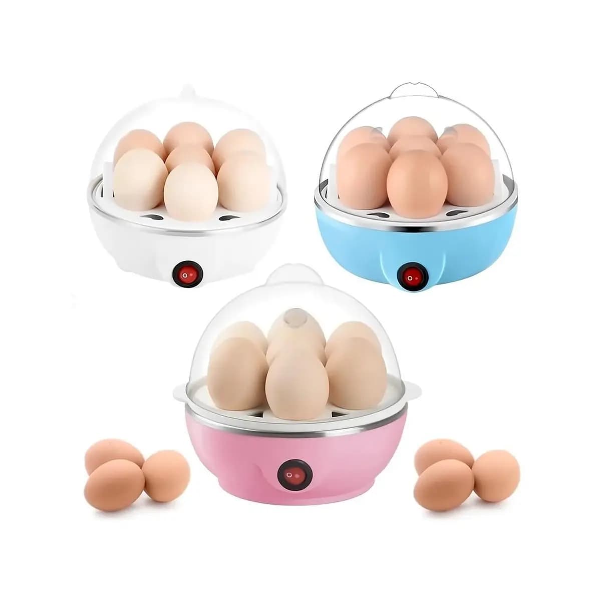Cozedor de Ovos Elétrico 110V – Portátil a Vapor para Cozinha Envio Imediato