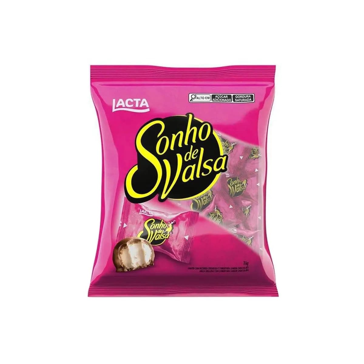 Chocolate Lacta Sonho de Valsa Pacote 1Kg