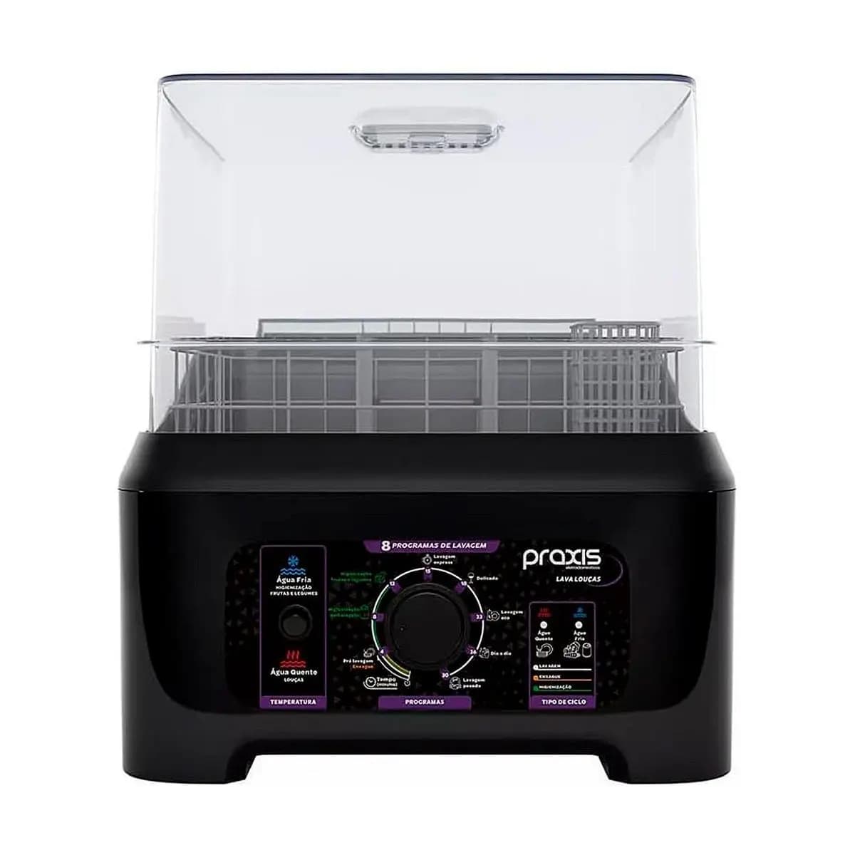 Lava Louças Praxis Portátil LLPP Semi-Automática 220V Preto