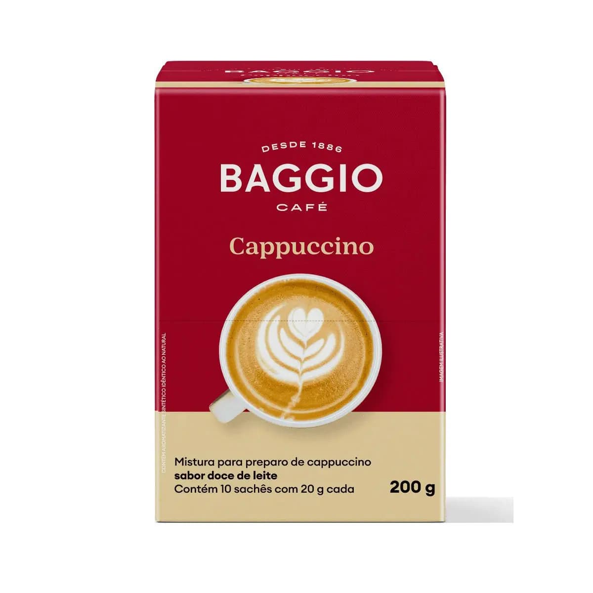 Baggio Café Cappuccino Sachê - Caixa com 10 Sachês
