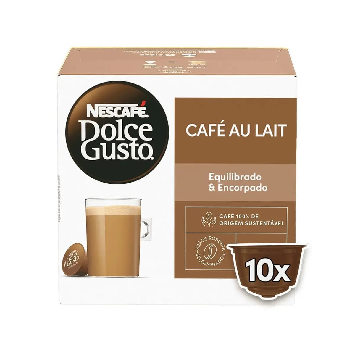 NESCAFÉ DOLCE GUSTO Café Au Lait 10 cápsulas
