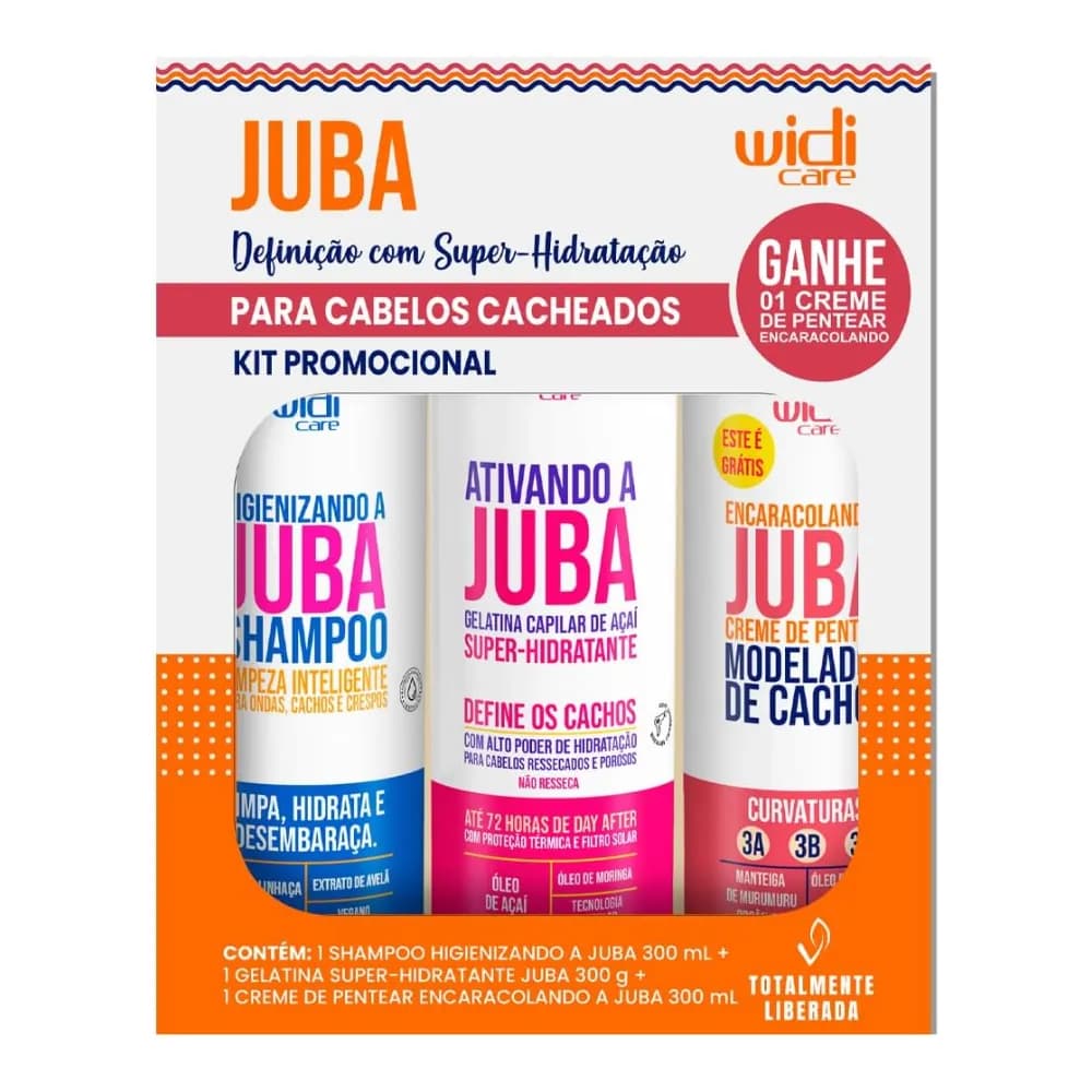 Widi Care Kit Lavagem Encaracolando 900ml