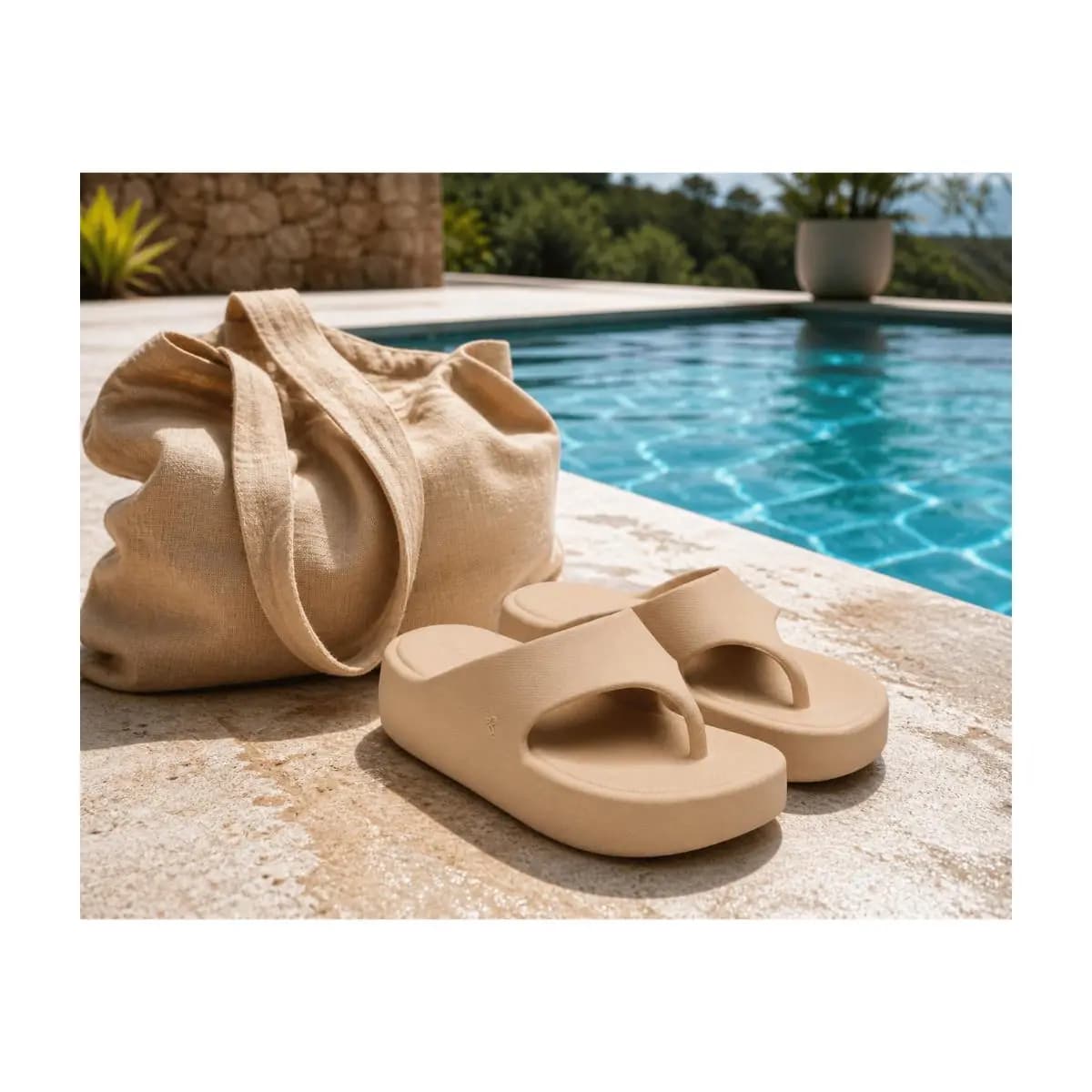 Sandália Papete Slide Nuvem Plataforma Flat Feminina Asa Delta - Conforto e Estilo Praia Piscina