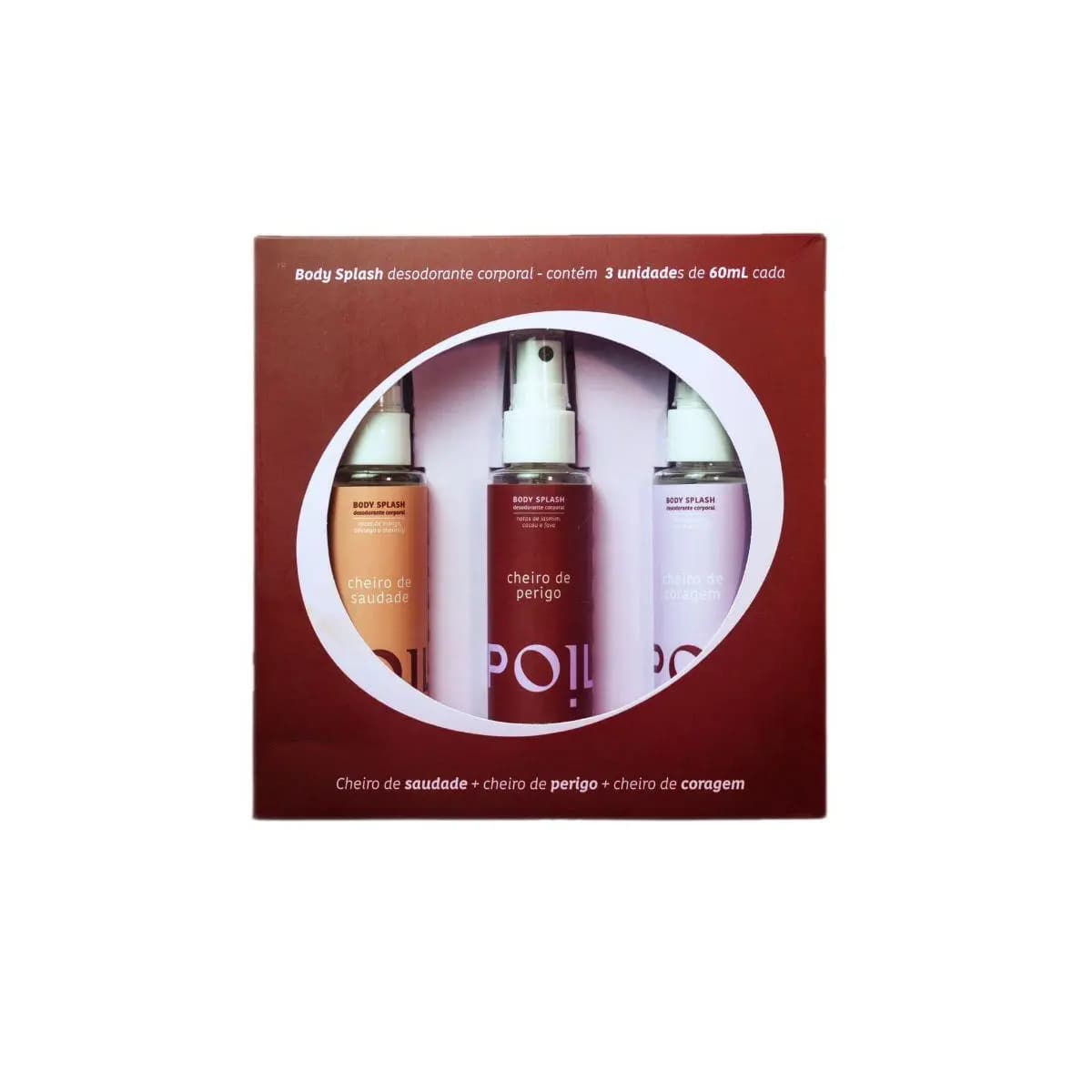 Kit mini body 3 Fragrâncias (60ml)