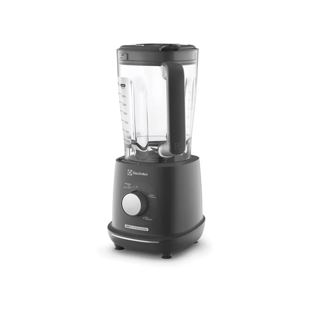 Electrolux Liquidificador 1000W 2,7L com TriForce, 5 Velocidades, Lâminas TruFlow, Função Pulsar 3 em 1 Cinza EBL1000 127v